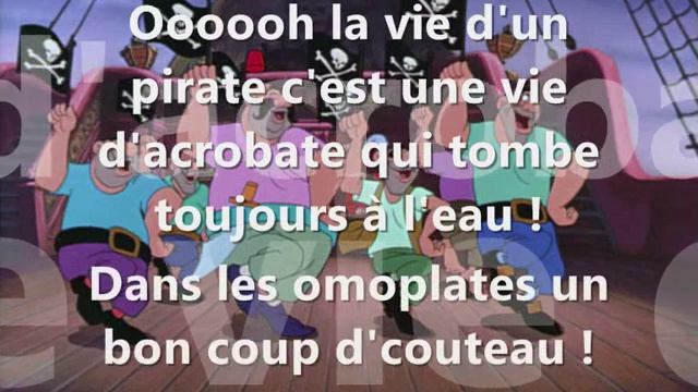 La vie d'un pirate - Peter Pan - Paroles смотреть онлайн