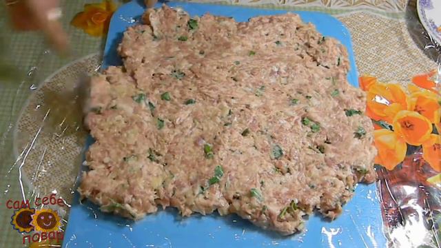 🥄👩🍳РУЛЕТ из ФАРША(2 варианта начинки).Полезный С МОРКОВЬЮ или вредный С ВЕТЧИНОЙ? смотреть онлайн