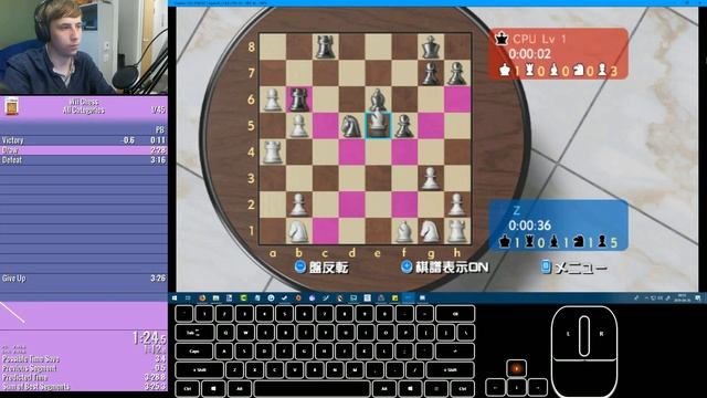 [Former WR] Wii Chess All Categories with White Pieces in 2:44 смотреть онлайн