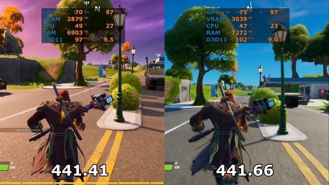 Fortnite 2 | New Drivers Nvidia | 441.41 vs 441.66 | GTX 1660 ti | Test FPS смотреть онлайн