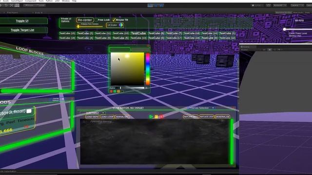CornerCase PyWorld Development - More VR UI work, Color Picker and Visualizer смотреть онлайн
