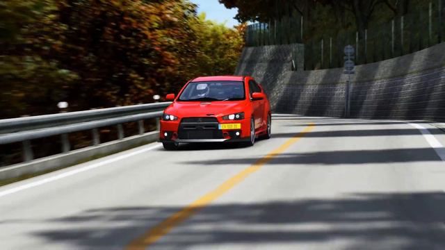 Mitsubishi LanEvo X FQ 400 - Tsubaki Line | Assetto Corsa. смотреть онлайн