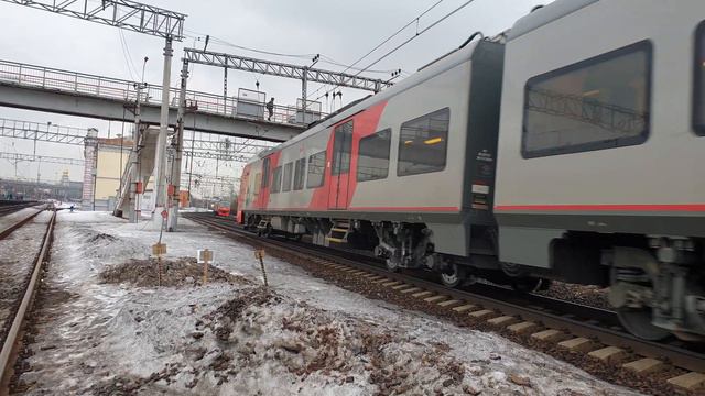 Скоростной электропоезд ЭС1-026 "Ласточка" смотреть онлайн