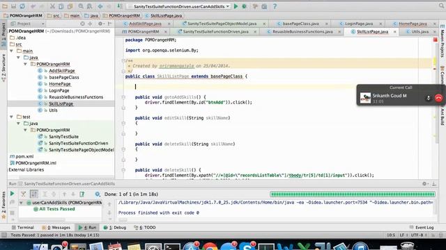 Page object Model 2/2 framework using Selenium and JAVA смотреть онлайн