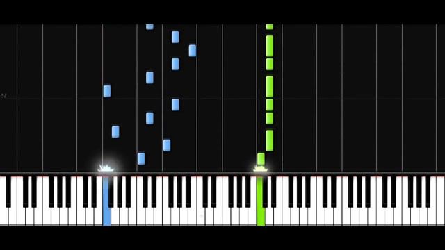 Hallelujah Shrek Piano Tutorial (Synthesia) смотреть онлайн