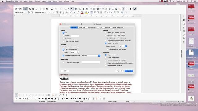 Overview of Export dialog for LibreOffice Writer and Calc смотреть онлайн