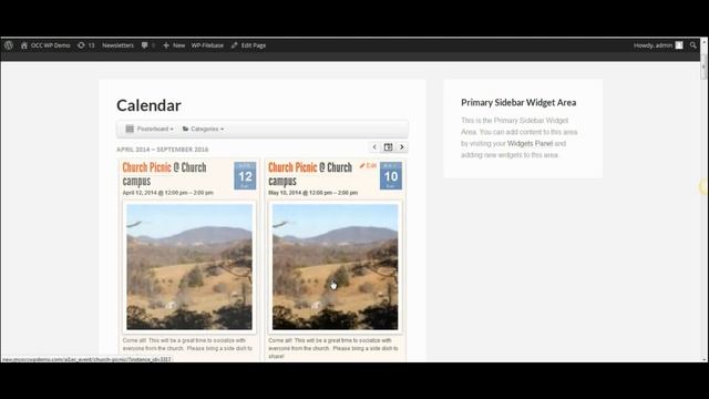 All In One Calendar - Viewing Events Settings смотреть онлайн