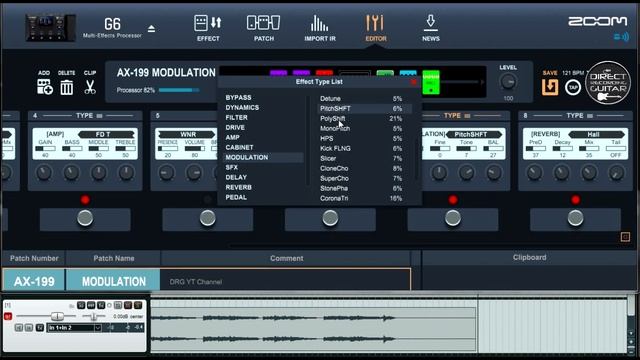 ZOOM G6 MODULATION Effects / Chorus, Tremolo, Pitch Shifter, Harmonist, Eb Tunning смотреть онлайн