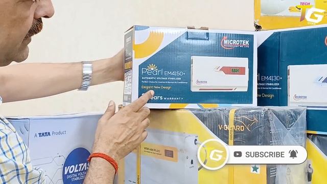 Which Stabilizer is better for Air Conditioner (Voltas stabilizer130V-300V ) explained in Hindi смотреть онлайн