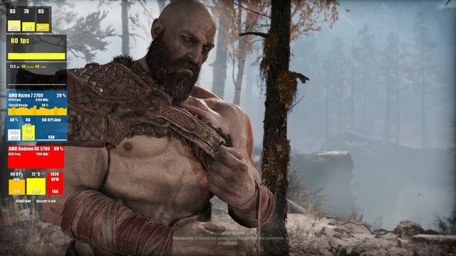 ?RX5700 vs GOD OF WAR НА ПК✅ Тест настройки графики✌ смотреть онлайн