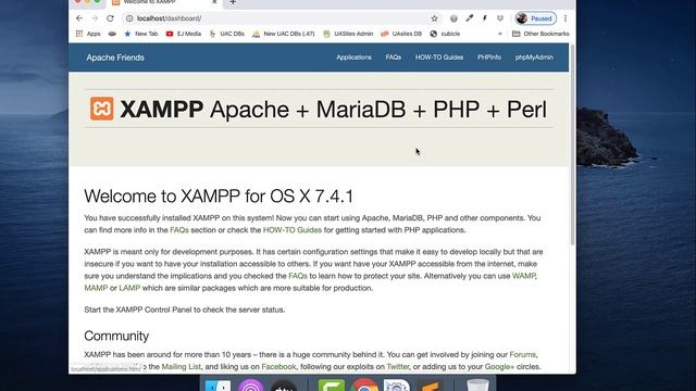 How to Set up PHP in XAMPP on a MAC смотреть онлайн