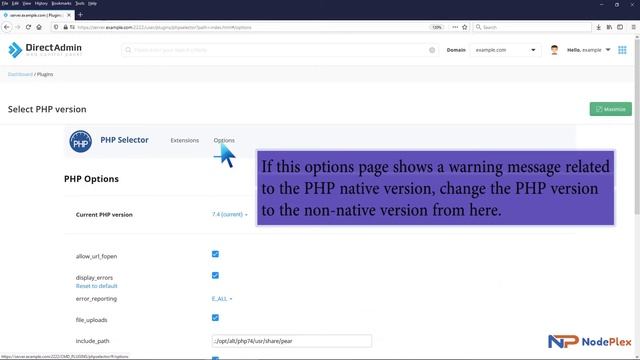 How to increase the PHP upload max file size value using CloudLinux Selector in DirectAdmin смотреть онлайн