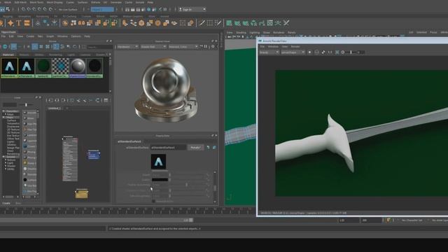 Меч в maya [простые объекты] смотреть онлайн