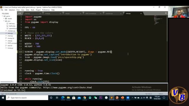 Introduction to Pygame basics 3: Display Options смотреть онлайн