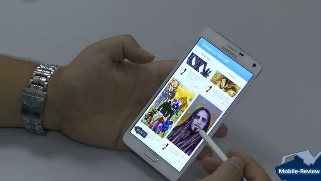 Обзор Samsung Galaxy Note 4 работа со стилусом смотреть онлайн