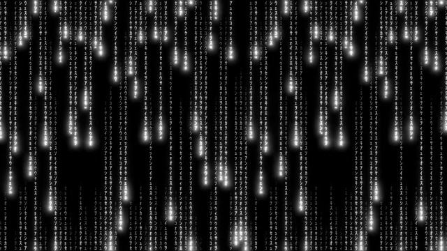 The Matrix Code Rain ( White ) смотреть онлайн