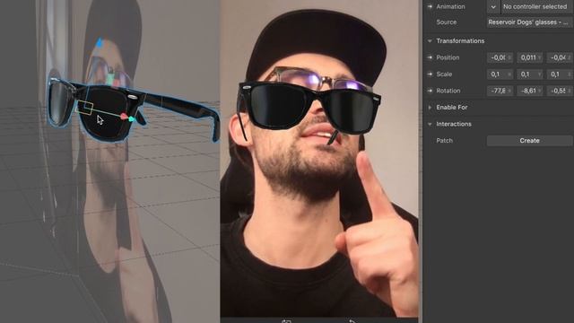 Sunglasses Filter in Spark AR! | Free 3D Assets | Instagram Filter Tutorial смотреть онлайн