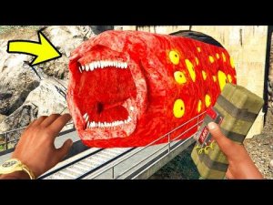 КАК ОСТАНОВИТЬ ПОЕЗД ПОЖИРАТЕЛЬ в ГТА 5 МОДЫ! TRAIN и ОБЗОР МОДА в GTA 5 ВИДЕО