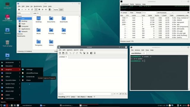 debian 12 "bookworm" LXQT смотреть онлайн