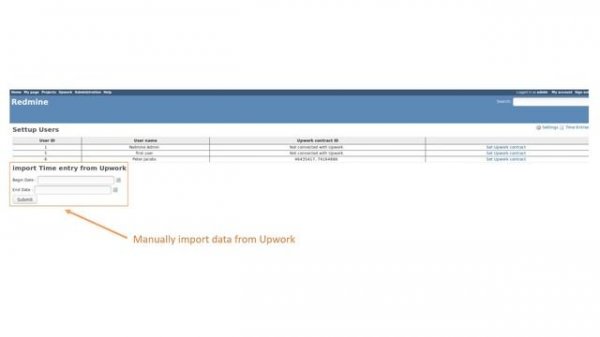 Redmine Meets Upwork Plugin
