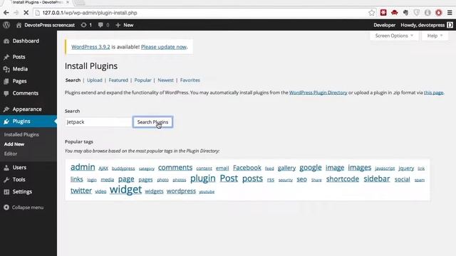 How to Install a New Plugin through the Search Tab in WordPress смотреть онлайн