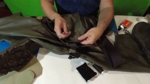 Ремонт резиновых забродных штанов. Вторая жизнь вейдерсов. Ремонт шва, ремней, дырки вейдерсов.