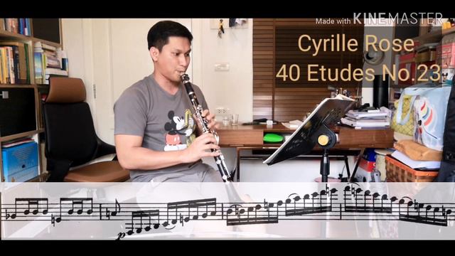 Cyrille Rose 40 Etudes No.23 смотреть онлайн