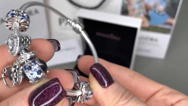 Обзор на серебряный браслет Pandora с пятью шармами. Пандора