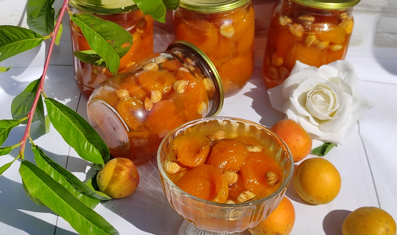 АБРИКОСОВОЕ ВАРЕНЬЕ- ОЧЕНЬ ВКУСНО И ПРОСТО! смотреть онлайн
