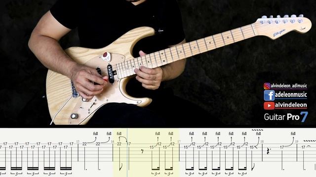 AEROSMITH || CRAZY GUITAR SOLO with GUITAR PRO7 TABS and BACKING TRACK || ALVIN DE LEON (2020) смотреть онлайн