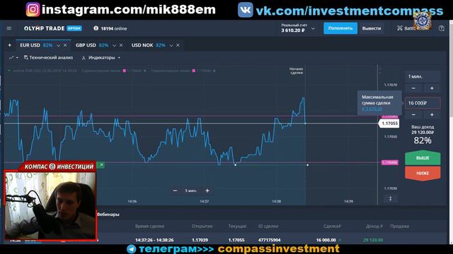OLYMP TRADE [ОЛИМП ТРЕЙД] СТРАТЕГИЯ 90% В ПЛЮС 🔴 БИНАРНЫЕ ОПЦИОНЫ 🔴 ДЕНЬ 40 смотреть онлайн