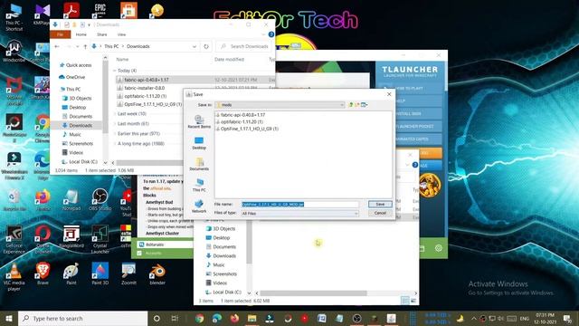 How To Use Fabric And Optifine Together || OptiFabric || In Tlauncher || Minecraft Optifine + Fabri