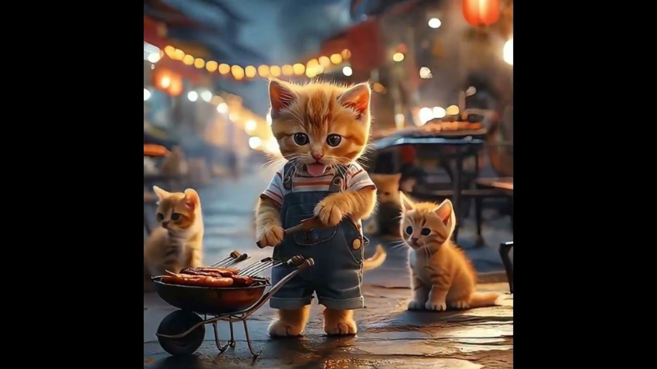 The Cat Lived On The Street. #ai #cats #aicat #cat #catcute #cutecat