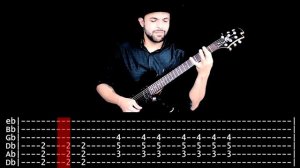 【DISTURBED】[ Decadence ] cover by Masuka | LESSON | GUITAR TAB