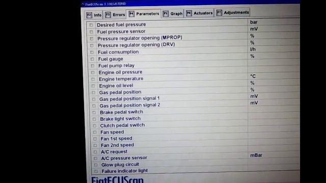 FiatECUScan 3.3 On Fiat Sedici 1.9 Multijet Forcing DPF Regeneration