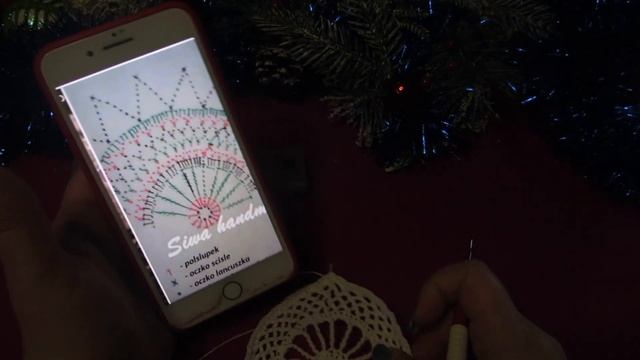 Новогодний шар крючком, шар с бусинами. #Christmas ball crochet #новогоднийшаркрючком смотреть онлайн