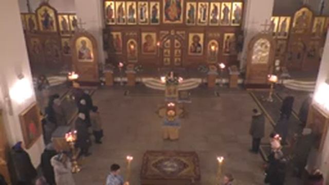Неделя 25-я по Пятидесятнице. Введение (Вход) во храм Пресвятой Богородицы. Всенощное бдение. смотреть онлайн