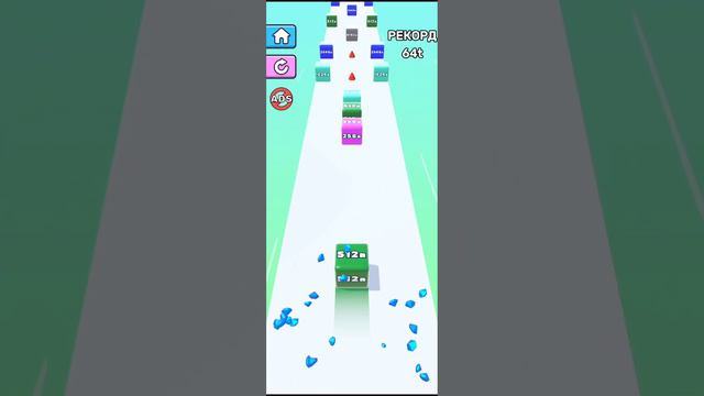 История+игра (игра называется Jelly Run 2048) смотреть онлайн