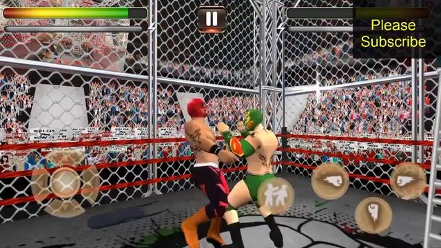WRESTLING CAGE REVOLUTION WRESTLING GAMES 2K18.wrestling & boxing fighting techniques смотреть онлайн