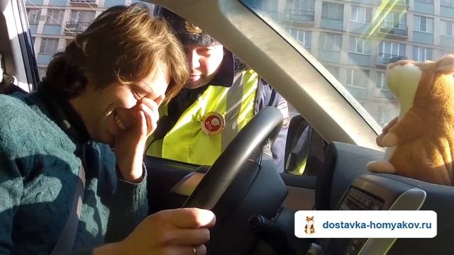 Говорящий хомяк троллит ДПСника! Купить говорящего хомяка: Dostavka-homyakov.ru