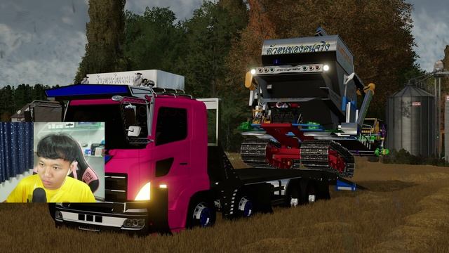 ฝนตกหนักมากซวยจัดๆ ต้องรีบย้ายรถเกี่ยวกลับบ้าน | Farming Simulator 22 смотреть онлайн