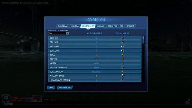EN *RAHAT* KOL AYARINI HEMEN BULUN! ROCKET LEAGUE KOL AYARLARI! (Rocket League Türkçe) @AydinhoShor