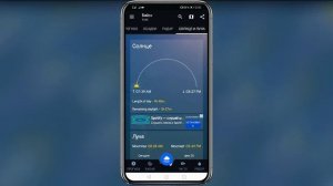 Как вывести погоду на экран телефона