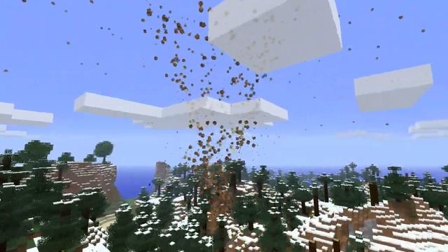 Minecraft Destructive Tornadoes mod v0.2 (Beta 1.7.3) смотреть онлайн