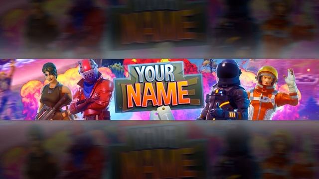 FORTNITE YOUTUBE BANNER TEMPLATE FREE DOWNLOAD LINK | PSD + FONT| #1 смотреть онлайн