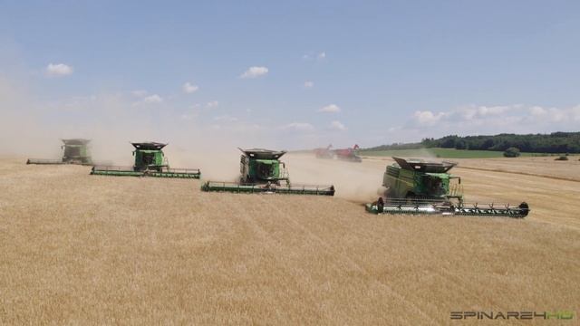 4x JOHN DEERE X9 1100 ? XXL HARVEST In The Czech Republic ??