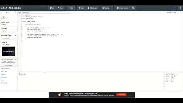 Lambda Expression in C# смотреть онлайн