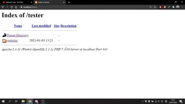 Solusi untuk error muncul tulisan Index Of/ di localhost Xampp смотреть онлайн