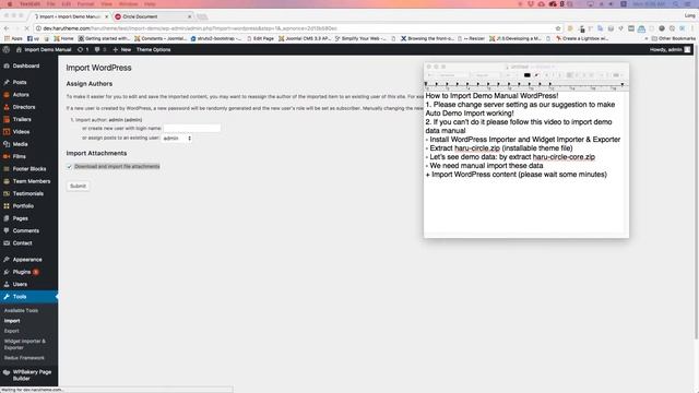 How to import Demo Data manual HaruTheme смотреть онлайн