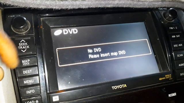 What happen when on the car no DVD Map what happen when DVD map not insert in Audio